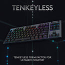 Logitech G915 X Lightspeed TKL 無線 RGB 機械電競鍵盤 - Charming Black 黑色 英文 觸感軸 920-012726 原裝行貨