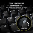 Corsair PBT DOUBLE-SHOT PRO Keycap Mod Kit - Onyx Black CH-9911060-NA