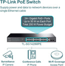 TP-Link TL-SG1428PE 28 Port Gigabit Easy Smart PoE Switch With 24 Port PoE+ (250W)