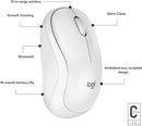 Logitech M240 靜音藍牙滑鼠 - Off White 白灰色 910-007123 原裝行貨