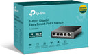 TP-Link TL-SG105PE 5 Port Gigabit Easy Smart Switch with 4 Port PoE+ (65W)