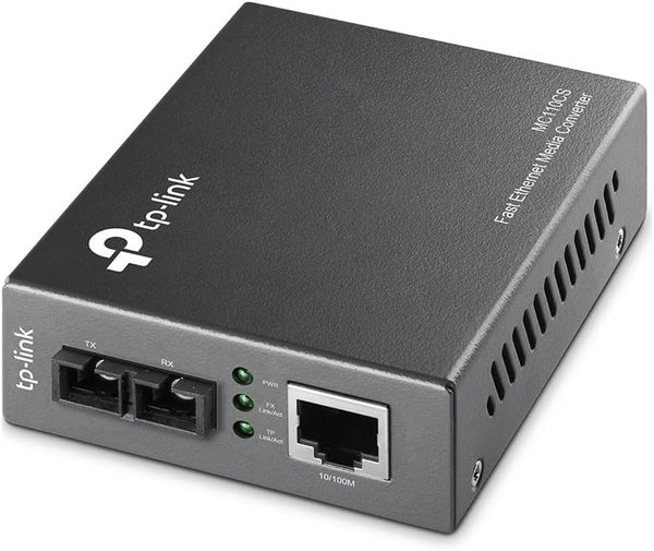 TP-Link MC110CS 10/100 Mbps RJ45 to 100 Mbps Single-mode SC Fiber Converter (TP-NE-MC110CS)