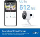 TP-Link Tapo C120 2K QHD Indoor/Outdoor Wired Security Camera