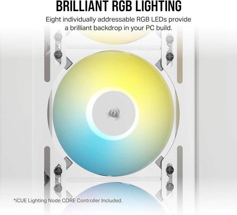 Corsair iCUE AF140 RGB ELITE 140mm PWM Single Fan - White 白色 (單件裝) CO-9050159-WW