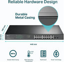 TP-Link TL-SG1218MP 18 Port Gigabit Rackmount PoE Switch with 16 PoE+ (250W)