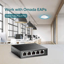 TP-Link TL-SG1005LP 5 Port Gigabit Desktop Switch With 4 Port PoE+ (40W)
