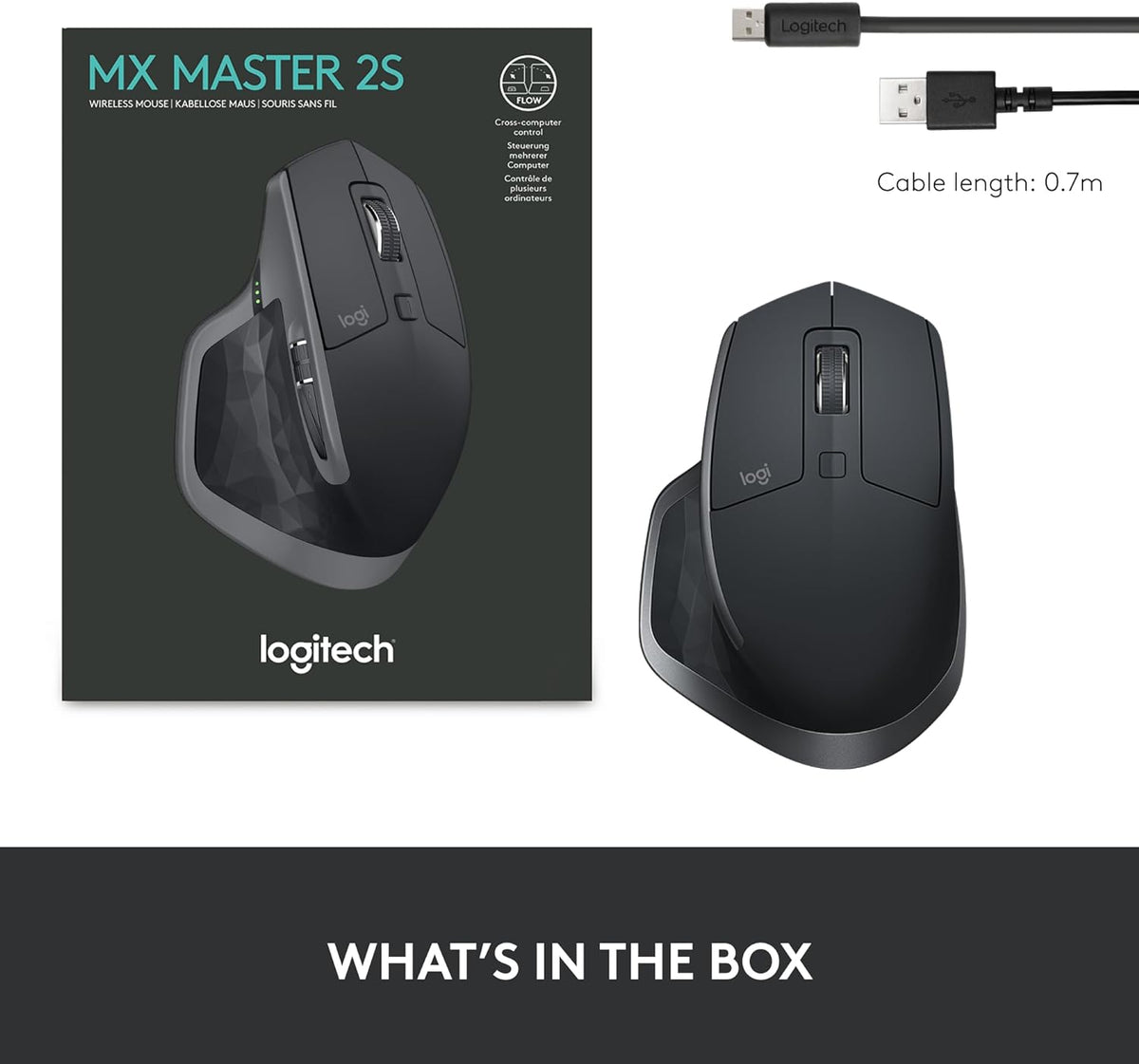 Logitech MX MASTER 2S high-end wireless mouse 910-005967