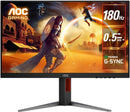 AOC 27" Q27G4F 180Hz 2K QHD IPS G-SYNC Compatible (16:9) 電競顯示器