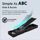 Silicon Power PD60 全鋁殼 M.2 PCIe NVMe SSD / M.2 SATA SSD Enclosure