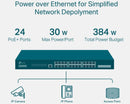 TP-Link Omada TL-SG3428XMP JetStream 24 Port Gigabit and 4 Port 10GE SFP + L2 + Managed Switch with 24 Port PoE+ (384W)