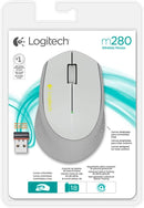 Logitech M280 Comfort Plus 無線滑鼠 - Grey 灰色 910-004300 原裝行貨