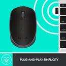 Logitech B170 無線滑鼠 - Black 黑色 910-004659 原裝行貨