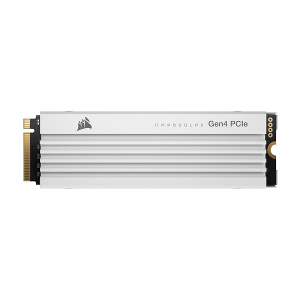 CORSAIR 2TB MP600 PRO LPX White w/Heatsink CSSD-F2000GBMP600PLPW M.2 2280 PCIe Gen4 x4 SSD