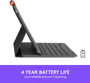 Logitech Slim Folio 藍牙鍵盤保護殼(iPad 10.2" 第7、8、9代用) 920-009469 原裝行貨