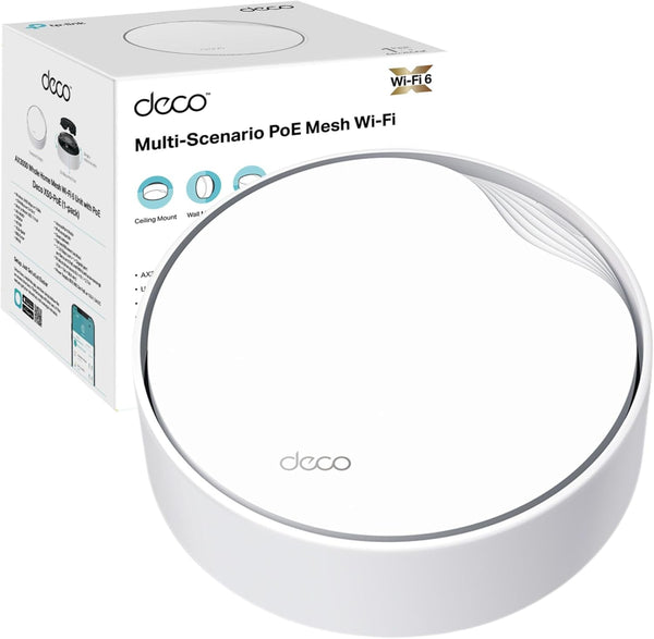 TP-Link Deco X50-PoE AX3000 Whole Home Mesh Wi-Fi 6 Unit + PoE(12v) (1件裝)