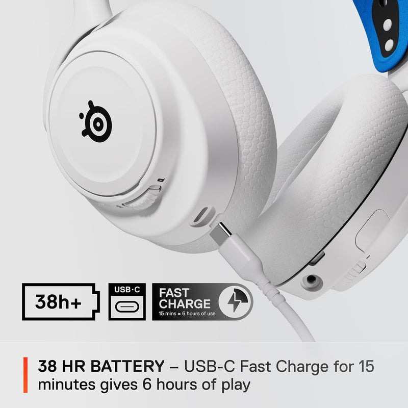 SteelSeries Arctis Nova 7P White (White) Wireless Wireless Noise Canceling Gaming Headset (61561)