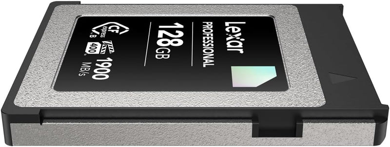 Lexar® DIAMOND SERIES 128GB PROFESSIONAL CFexpress™ TYPE B CARD (up to 1900MB/s read, 1700MB/s write) LCXEXDM128G-RNENG