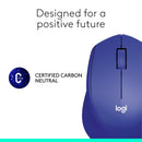 Logitech Silent Plus M331 Wireless Mouse 靜音無線滑鼠 - Blue 藍色 910-004948 原裝行貨