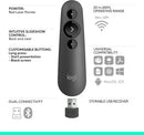Logitech R500s Presenter 雷射簡報遙控器 - Graphite 石墨灰色