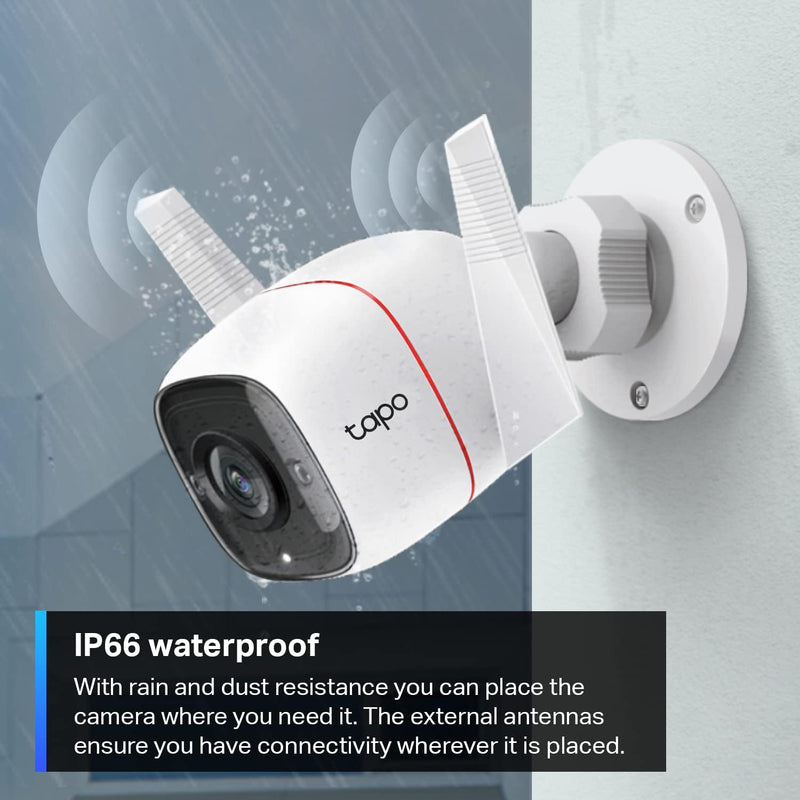 TP-Link Tapo C320WS 2K/4MP Full Color Night Vision Outdoor IP66 Security CCTV