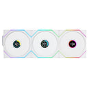 LIAN LI UNI FAN TL Wireless LCD 120mm (3 in 1) Case Fan - WHITE (12TLLCD1W3W)