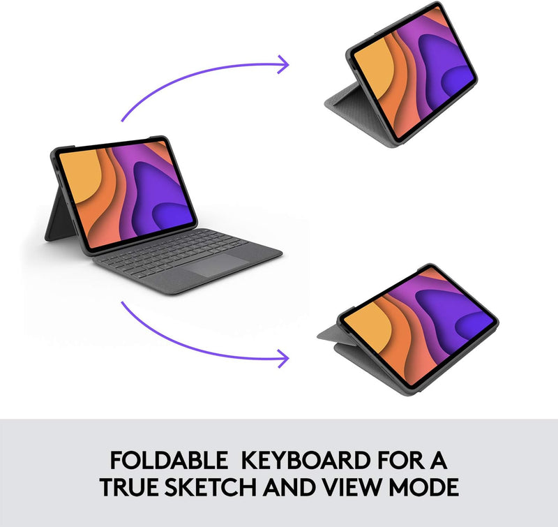Logitech Folio Touch 連鍵盤保護殼 (iPad Air 第4代及第5代2022版用) 920-009954 原裝行貨