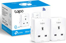 TP-Link Tapo P100 Mini Smart Wi-Fi Socket 2.4 GHz Wi-Fi networking, Bluetooth 4.2 (2件裝) (onboarding only)
