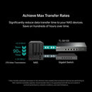 TP-Link TL-SX105 5-Port 10G Multi-Gigabit Unmanaged Ethernet Gaming Desktop / Wall-Mount Switch