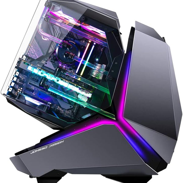 JONSBO MOD-5 Gray 灰色 Tempered Glass ATX Case