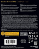SanDisk 128GB Extreme Pro SD Card (CL10 V60 UHS-II U3 6K 280MB/s) SDSDXEP-128G-GN4IN 772-4597