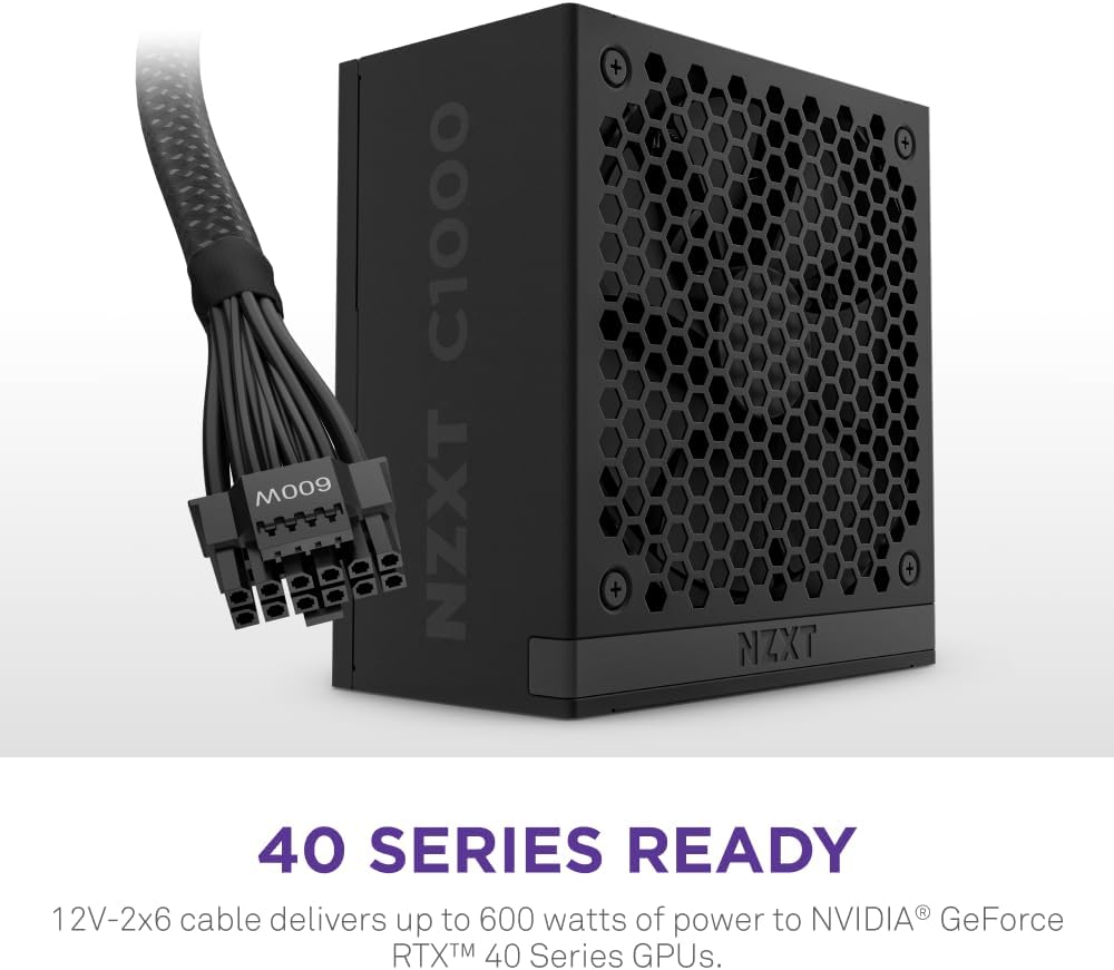 NZXT 1000W C1000 Gold ATX3.1 80Plus Gold Full Modular Power