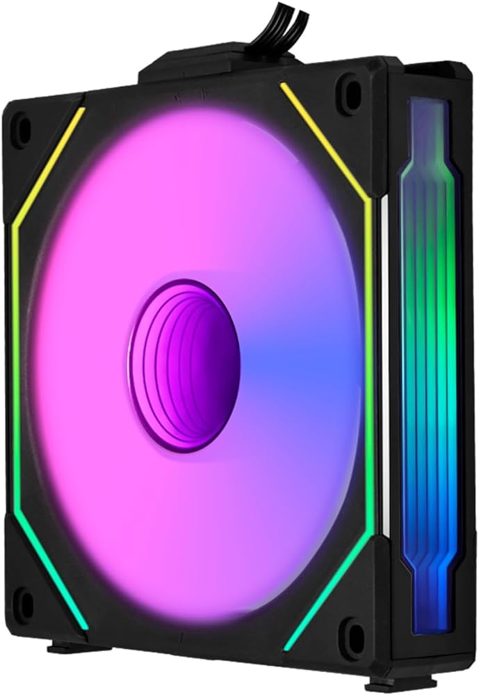 LIAN LI UNI FAN SL Infinity 120 Reverse Blade 反葉 BLACK 黑色 ARGB 12cm Case Fan UF-RSLIN120-1B