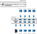 ATEN VS98A Video Splitter 1 PC to 8 VGA (1920x1440)