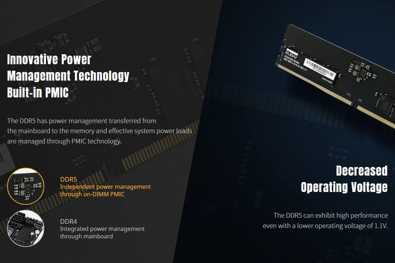 KLEVV Value Series 16GB (1x16GB) DDR5 5600MHz Desktop Memory V16-KD5AGUA80-56G460A 