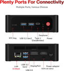 BEELINK BL/SER5 PRO (16G+480G SYSTEM) Mini PC (AMD Ryzen 5 5625U / 16GB Ram / 480GB SSD / Windows 11 Pro) CS-BSE5P56