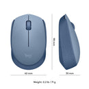 Logitech M171 無線滑鼠 - Grey Blue 灰藍色 910-006869 原裝行貨