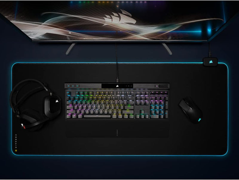 【CORSAIR 5月份電競產品優惠】Corsair K70 RGB PRO Mechanical Gaming Keyboard with PBT DOUBLE SHOT PRO Keycaps - CHERRY® MX Red CH-9109410-NA