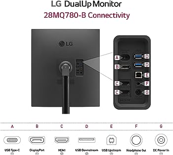 LG 27.6" 28MQ780-B/EP 2560x2880 SDQHD IPS (16:18) 顯示器
