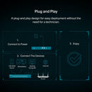 TP-Link TL-SX1008 8-Port 10G Multi-Gigabit Switch Unmanaged Ethernet Switch Desktop / Rackmount