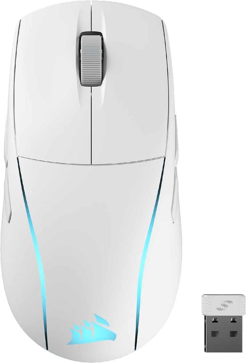 Corsair M75 WIRELESS Lightweight RGB ultra-lightweight wireless gaming mouse White CH-931D011-AP 