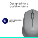 Logitech Silent Plus M331 Wireless Mouse 靜音無線滑鼠 - Grey 灰色 910-004919 原裝行貨
