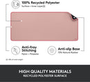 Logitech Studio Desk Mat 桌面滑鼠墊 - Rose Pink 玫瑰粉色 956-000045 原裝行貨