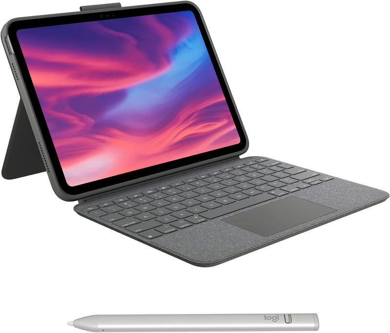 Logitech Combo Touch keyboard case with trackpad (for iPad 10.9" 10th generation) 920-011434 Original licensed