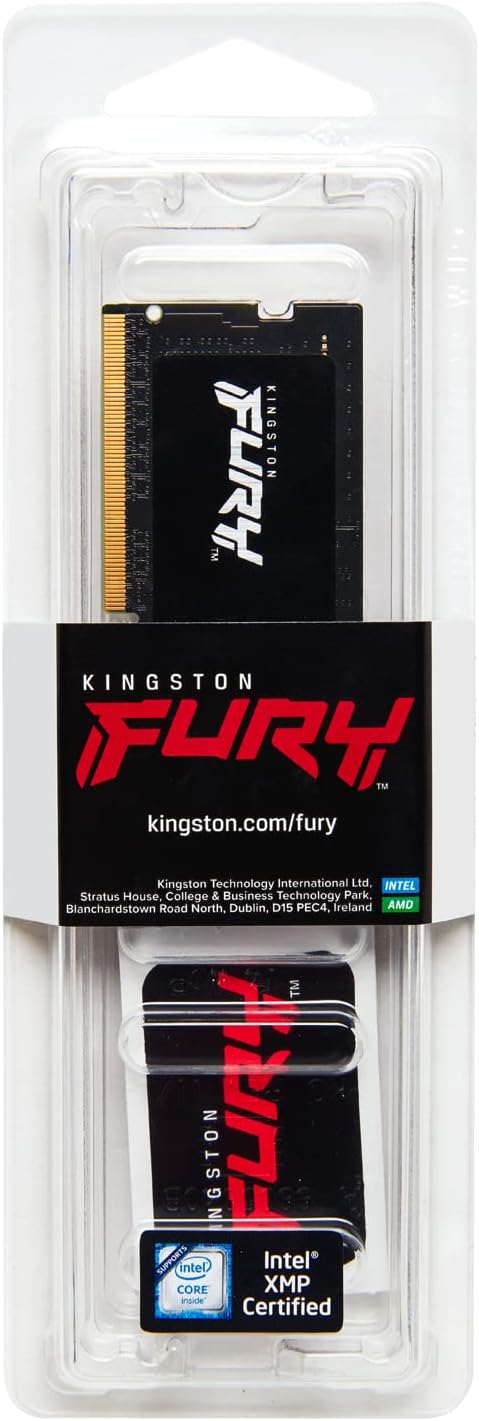 Kingston 32GB KF548S38IB-32 Fury Impact DDR5-4800MHz SO-DIMM Memory