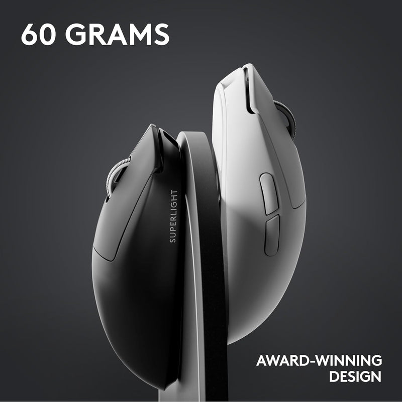 Logitech G PRO X Superlight 2 Lightspeed Wireless Gaming Mouse - Black Black 910-006632 Original licensed product
