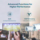 TP-Link TL-SG1210MP 10-Port Gigabit Desktop Switch with 8-Port PoE+ (123W)