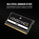 CORSAIR DDR5 SODIMM VENGEANCE 96GB Kit (2x48GB) DDR5 5600MHz CMSX96GX5M2A5600C48 Memory