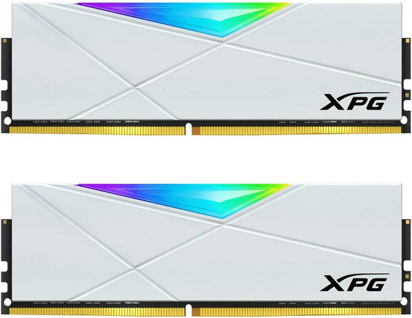 ADATA 16GB Kit (2x8GB) XPG SPECTRIX D50 White 白色 AX4U36008G18I-DW50 RGB DDR4 3600MHz Memory