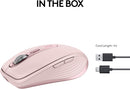 Logitech MX Anywhere 3S Wireless Mouse 緊湊高效無線滑鼠 - Rose Pink 玫瑰粉色 910-006937 原裝行貨