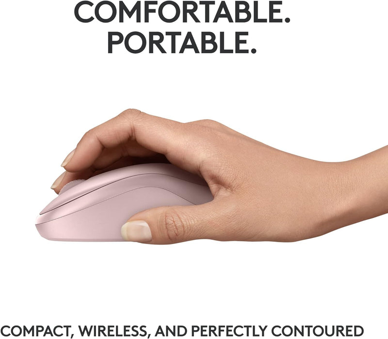 Logitech M240 靜音藍牙滑鼠 - Pink 粉紅色 910-007124 原裝行貨